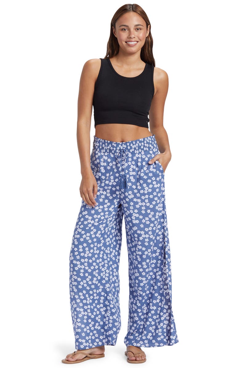 Roxy Tropical Rhythm Wide Leg Pants, Alternate, color, 