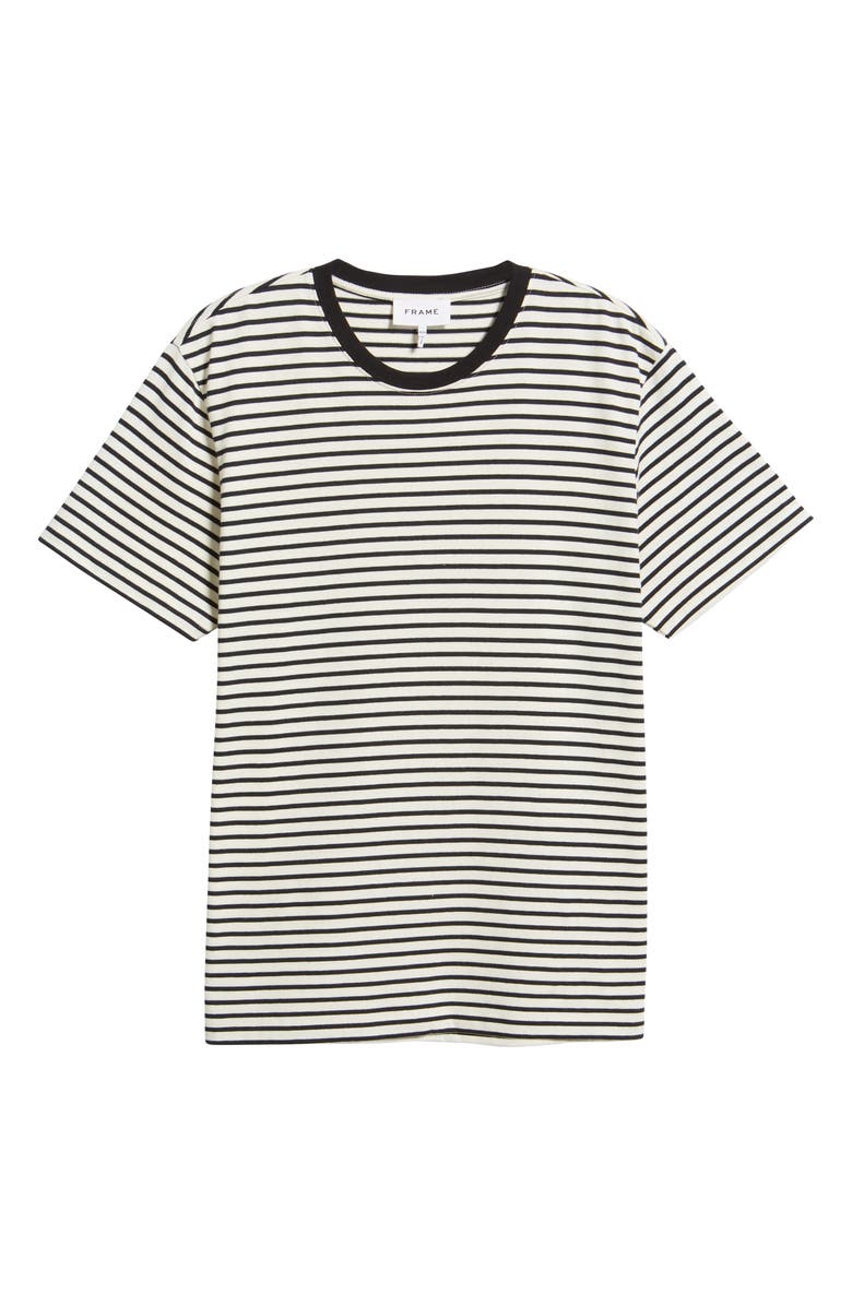 FRAME Stripe Crewneck T-Shirt, Alternate, color, 