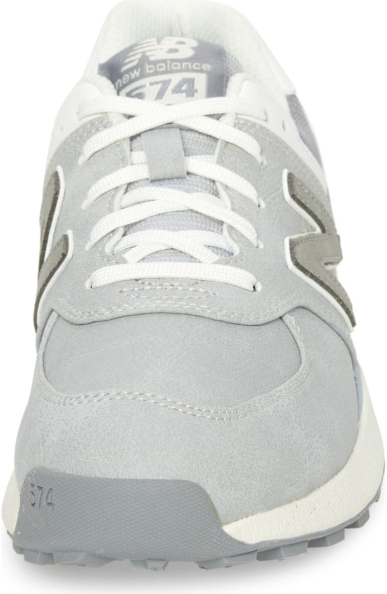 NEW BALANCE GOLF 574 Greens V2 Spikeless Golf Shoe, Alternate, color, Light Grey