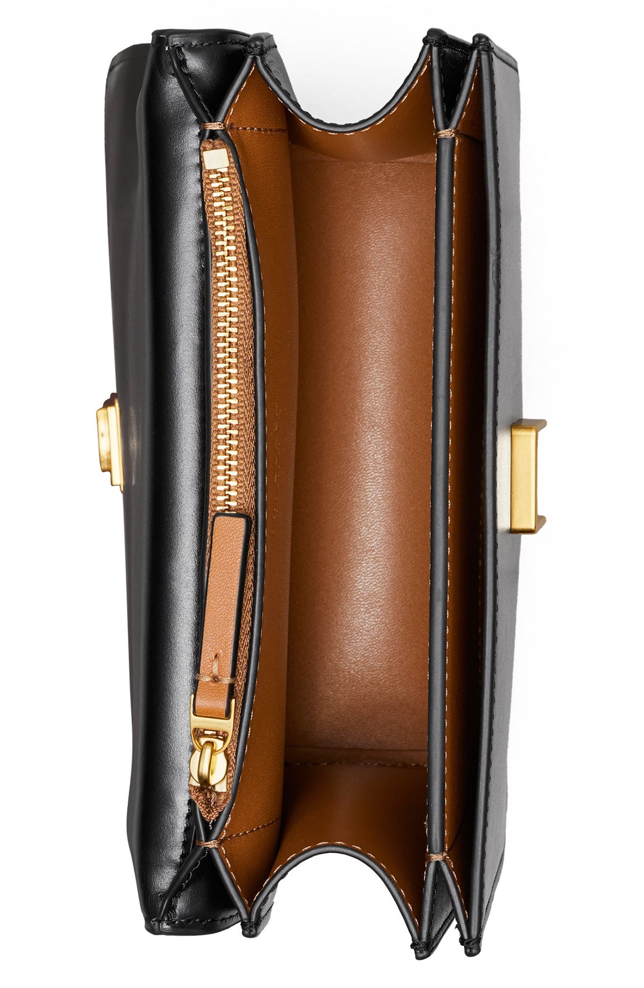 Tory Burch Small Eleanor Convertible Leather Shoulder Bag, Alternate, color, 