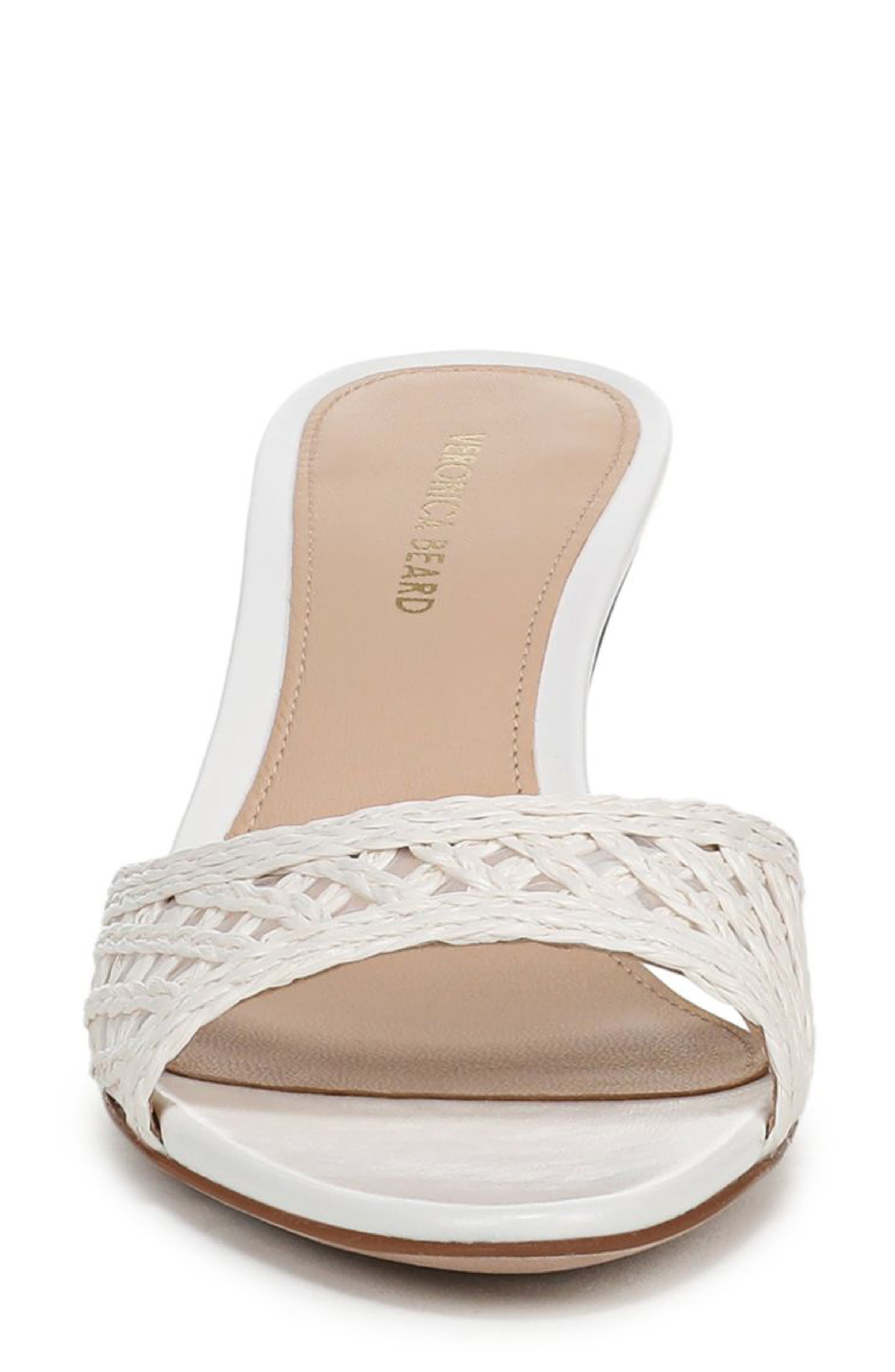 Tia Woven Sandal, Alternate, color, COCONUT