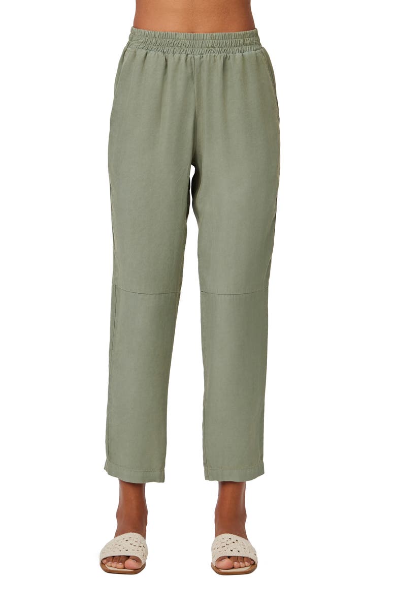 Bella Dahl Camille Drawstring Waist Ankle Pants, Main, color, 