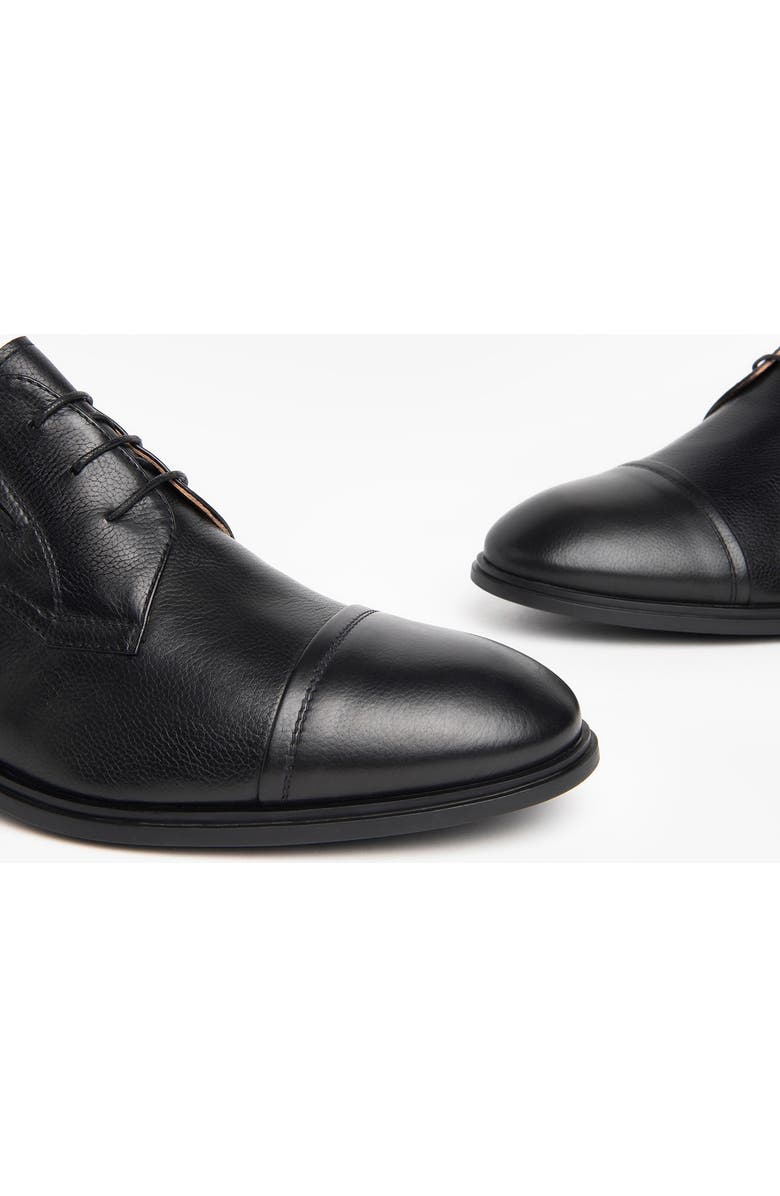 NeroGiardini Cap Toe Lace-Up Oxford, Alternate, color, Black