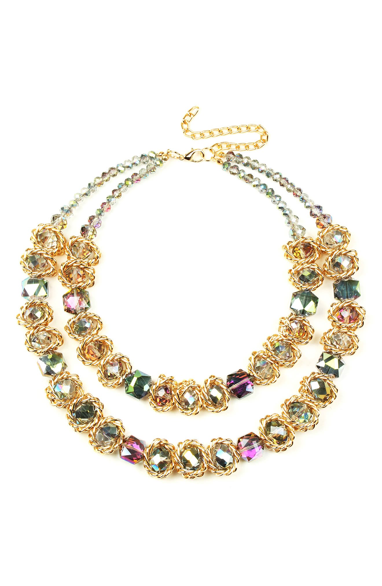 EYE CANDY LOS ANGELES Sea Glass Collar Necklace