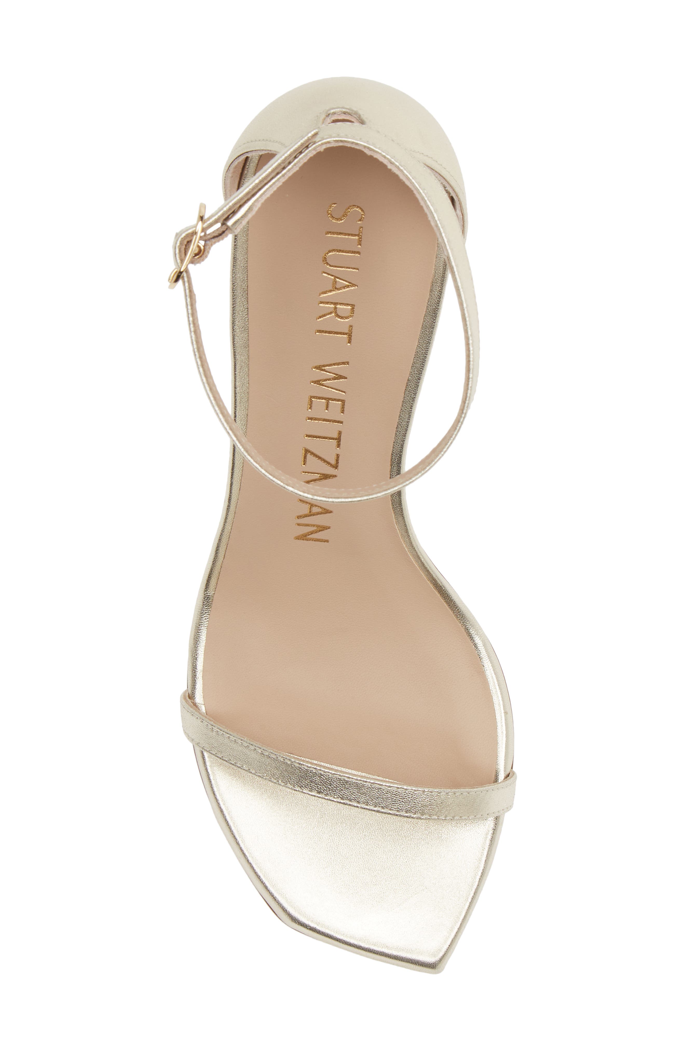 Nudistcurve 75 Sandal, Alternate, color, LIGHT GOLD