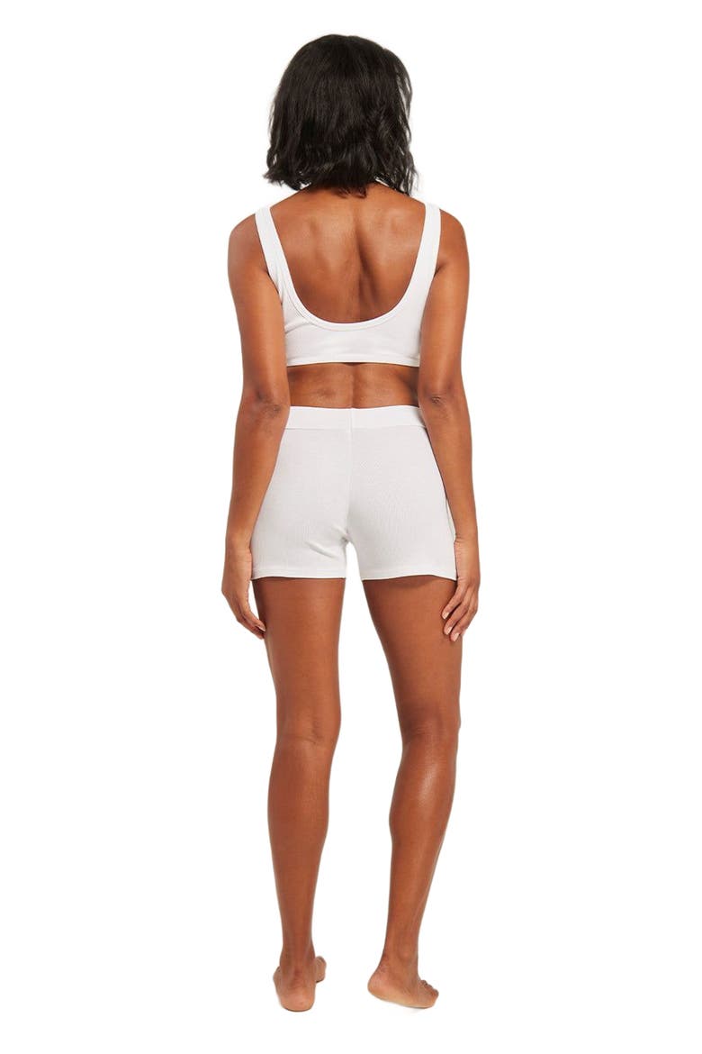 The Organic Cotton Dip Front Bralette, Alternate, color, Cotton White