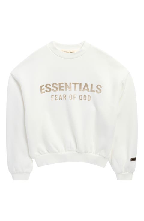 ESSENTIALS FEAR OF GOD オフホワイト トレーナー FEAR OF GOD Fear of God FOG Essentials CREW SWEAT フィアオブ
