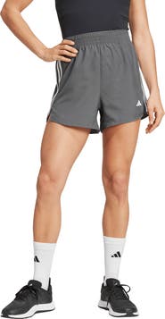 adidas High Waist 3-Stripe Shorts