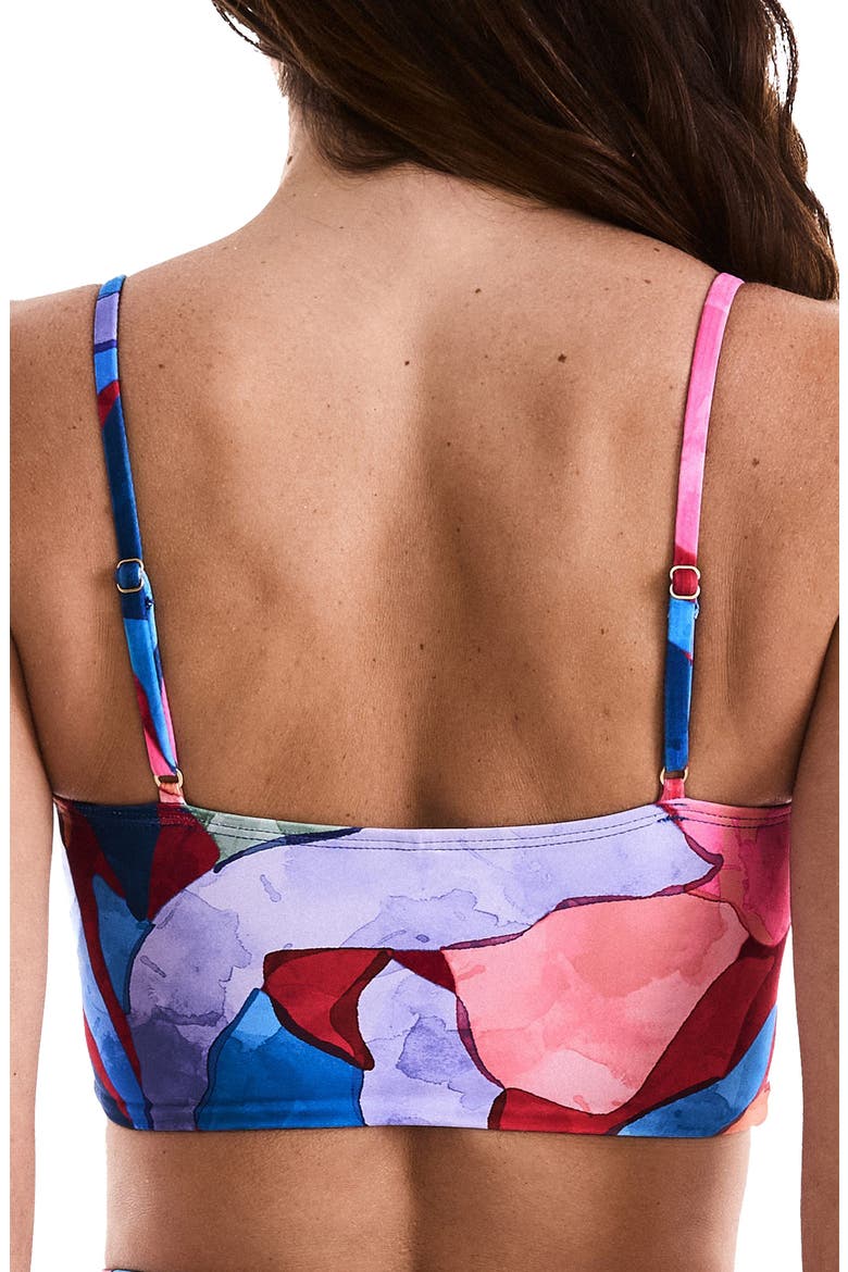 Jamie Cross Front Longline Bikini Top, Alternate, color, EDEN
