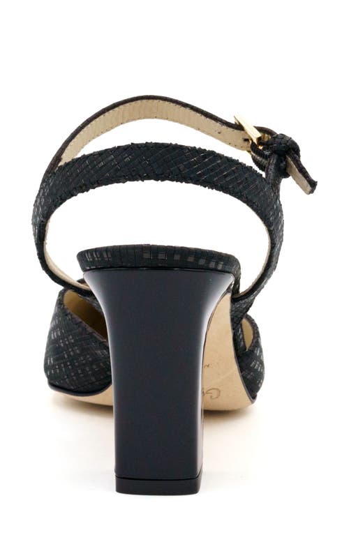 Amalfi By Rangoni Florentia Ankle Strap Cap Toe Pump In Black Software Black Vernice