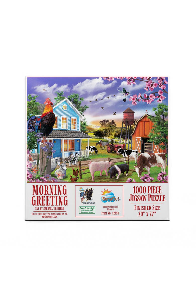 Sunsout Morning Greeting 1000 piece Jigsaw Puzzle for Adults, Alternate, color, Multicolor