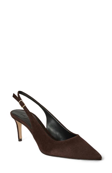Rima Leather Slingback Pump