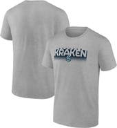 FANATICS Men's Fanatics Gray Seattle Kraken Iconic T-Shirt