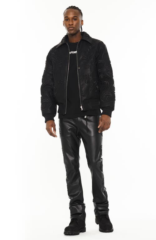 Cult Of Individuality Lenny 603 Bootcut Jeans In Black