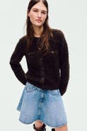 H&M Bouclé-knit Cardigan