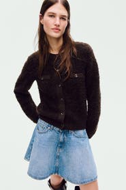 H&M Bouclé-knit Cardigan