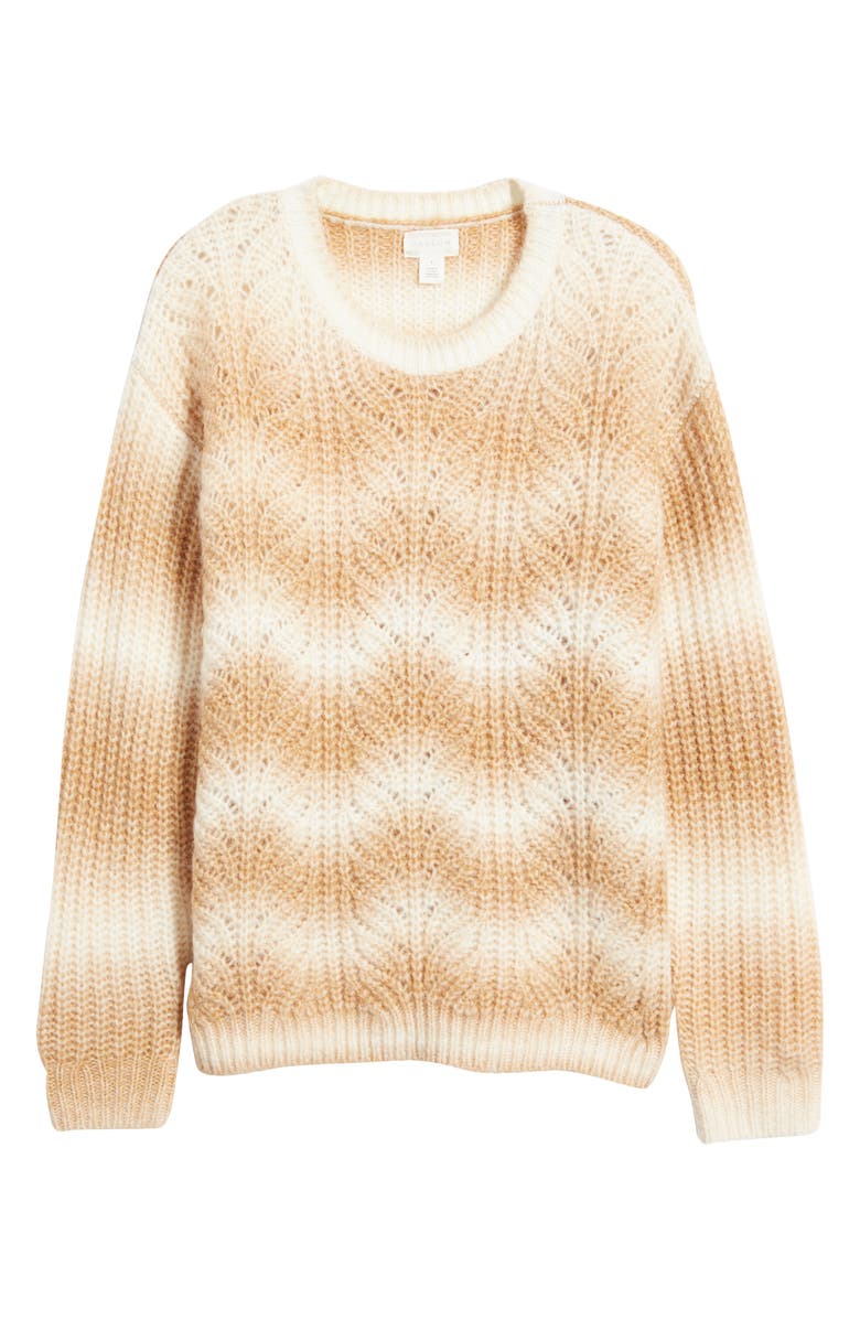 Caslon<sup>®</sup> Space Dye Stripe Sweater, Alternate, color,