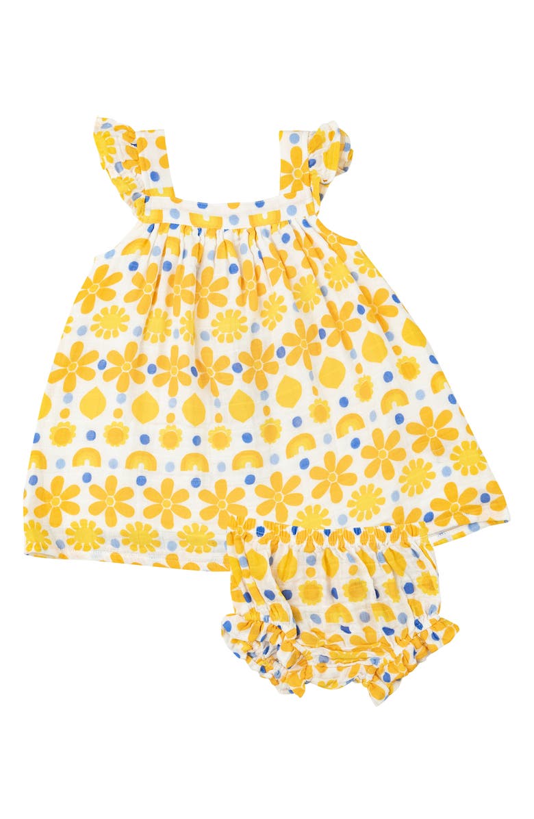 Angel Dear Sunny Lemon Sundress, Main, color, 