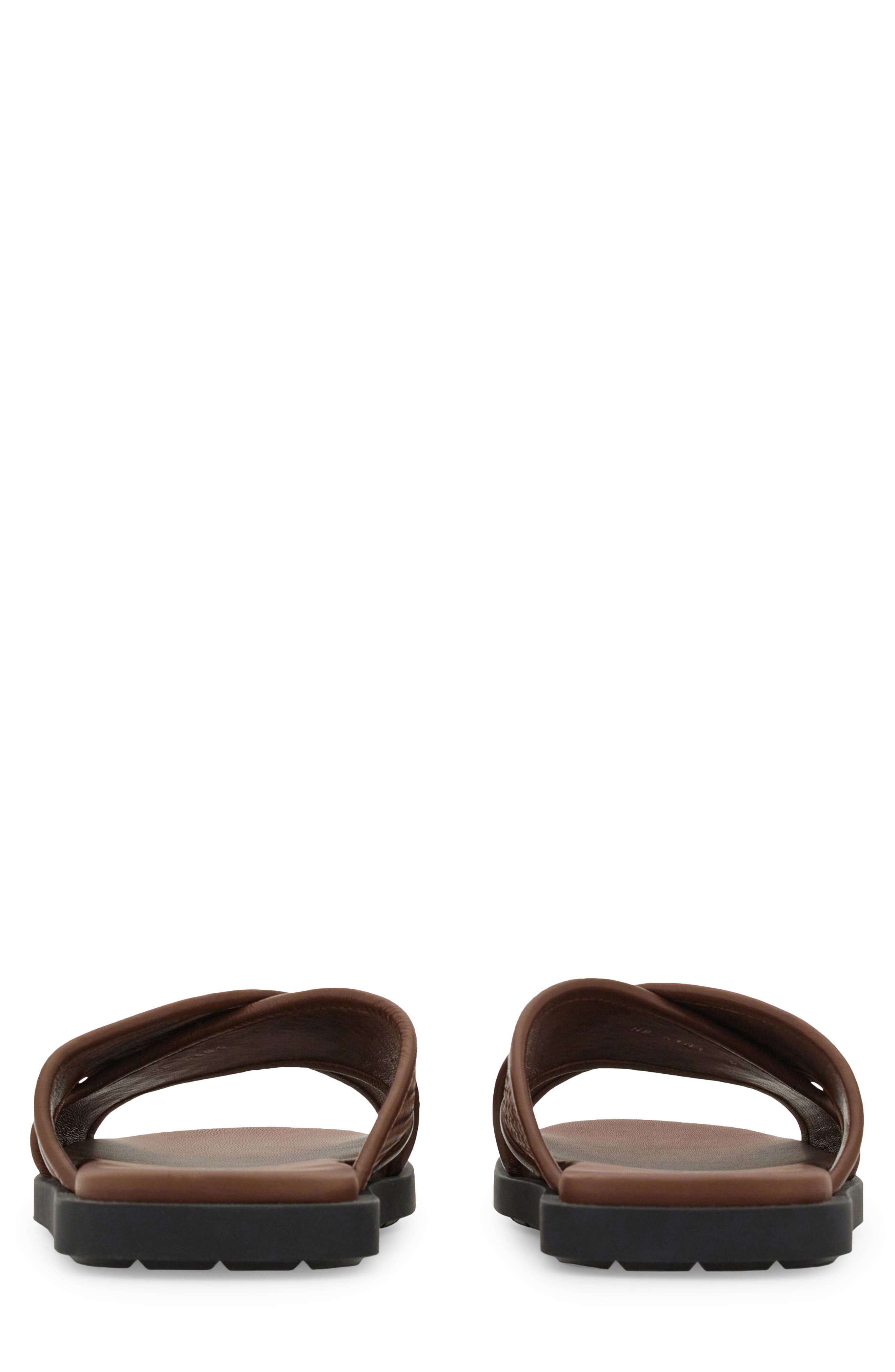 FERRAGAMO Brise 2 Slide Sandal, Alternate, color, Midbrown Midbrown Midbrown