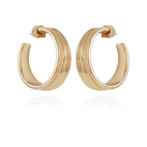 Intertwined Hoop Earrings
