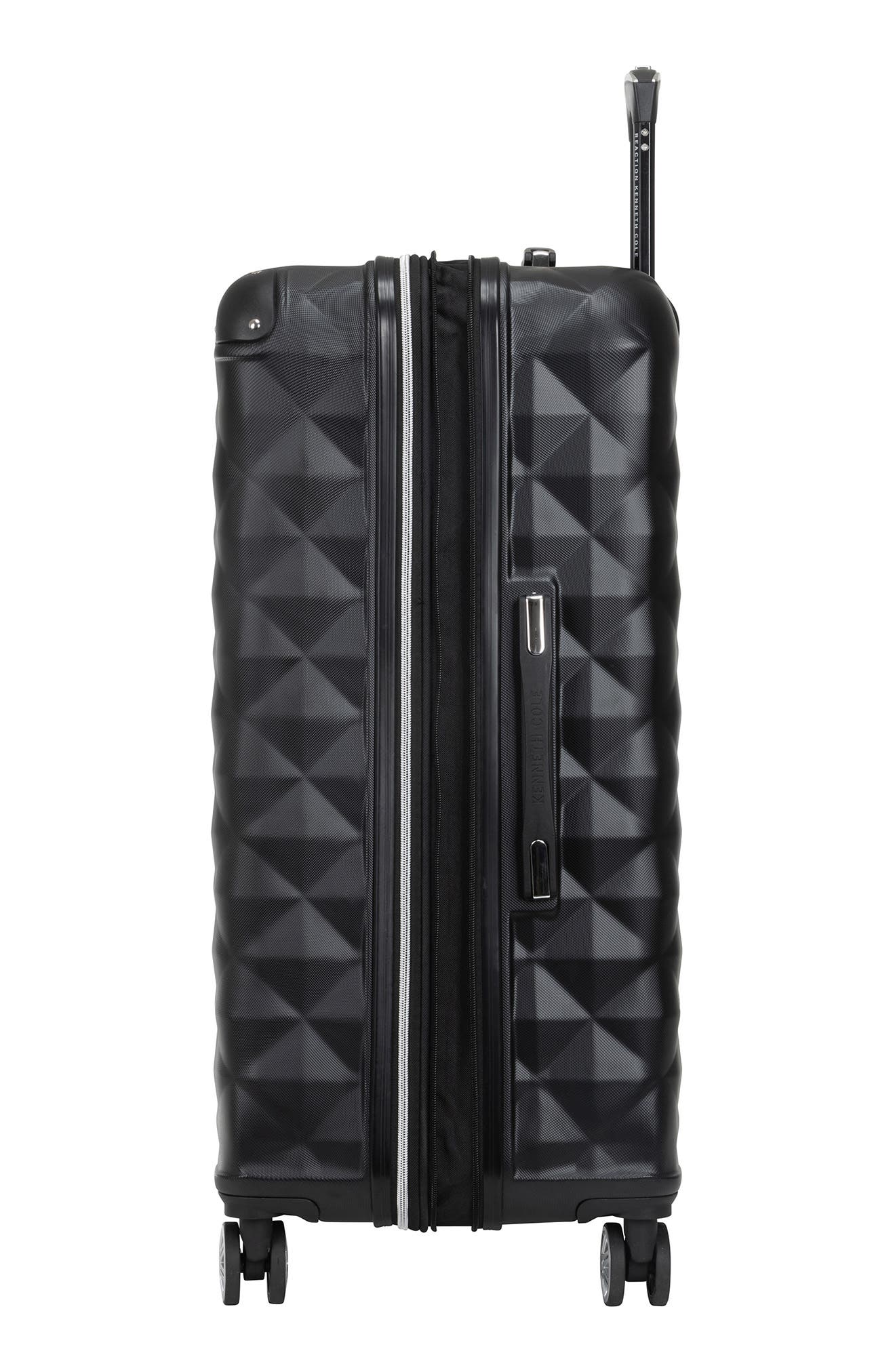 Kenneth Cole Reaction Diamond Tower 28" Hardside Spinner Luggage, Alternate, color, Black