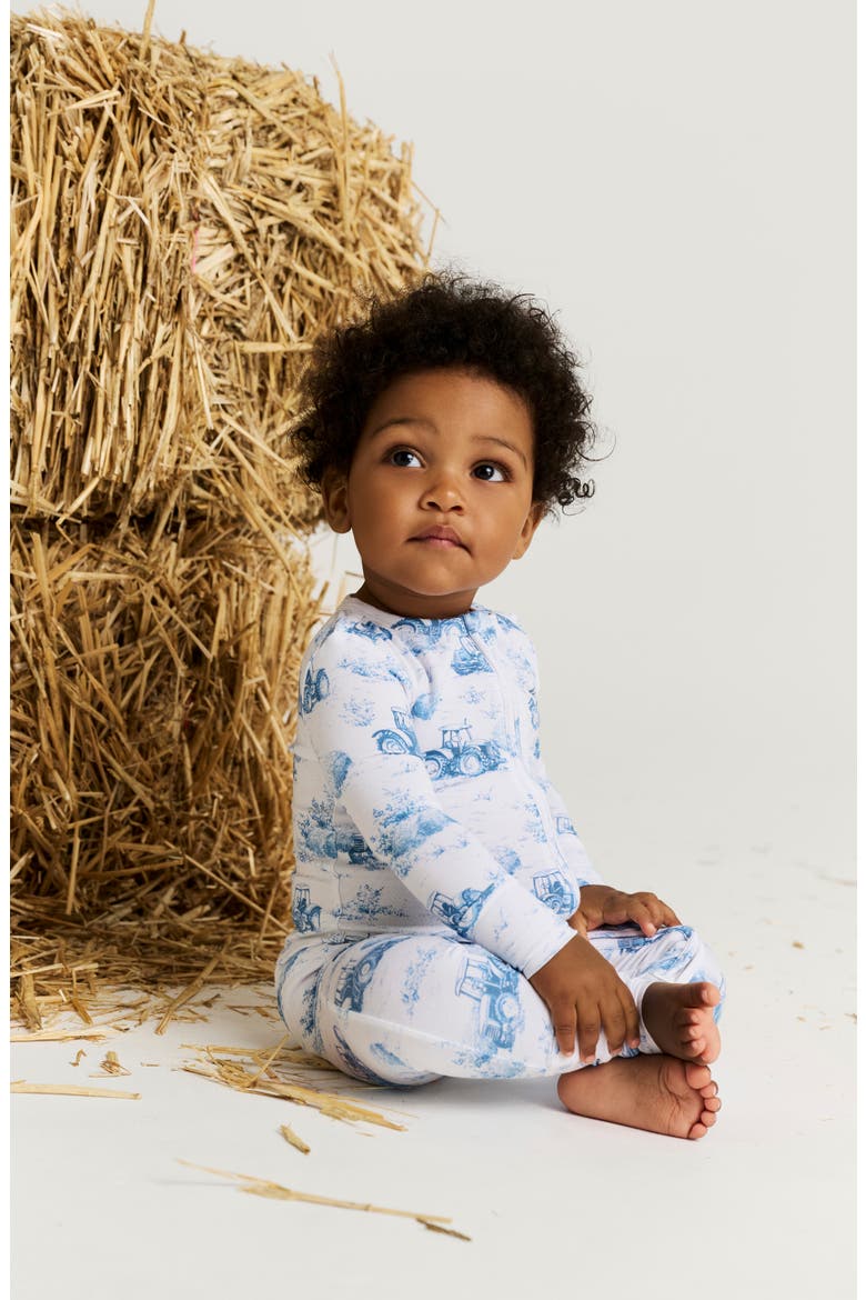 Fitted Convertible One-Piece Pajamas, Alternate, color, DARK BLUE
