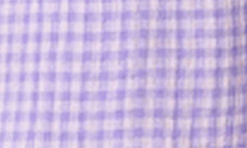 Rip Curl Premium Surf Check Cotton Shorts In Purple