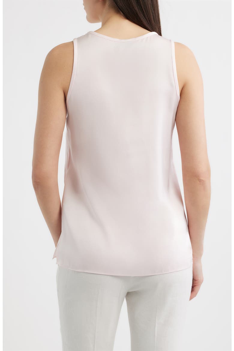 Bettyna Stretch Silk Tank, Alternate, color, OCEAN ROSE