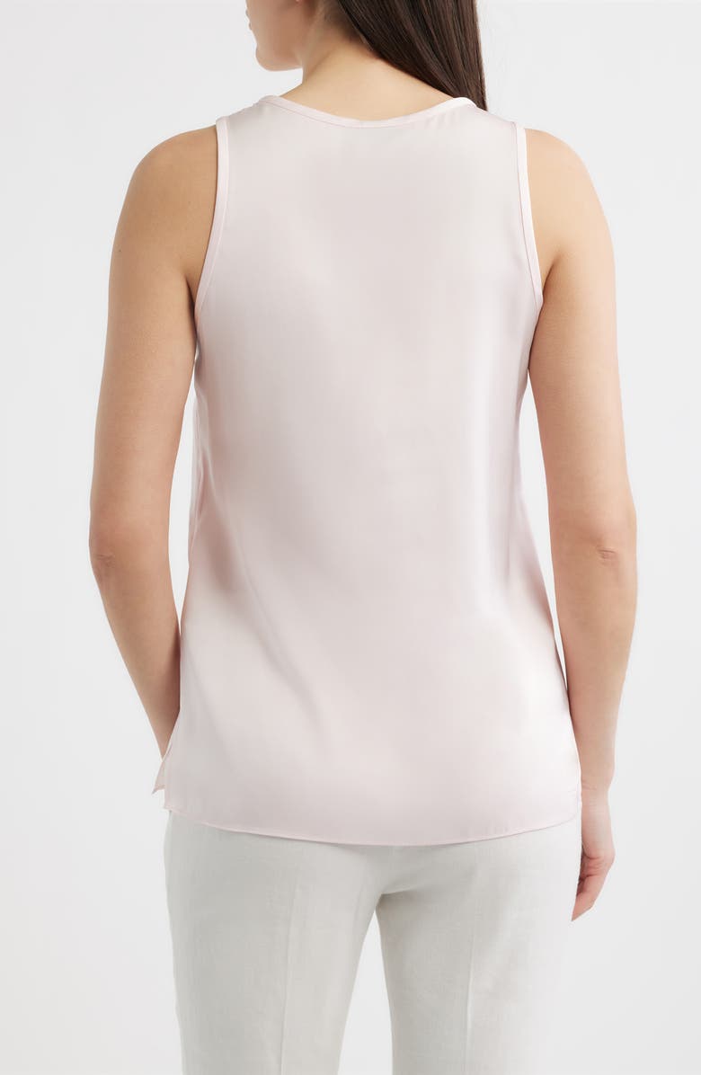 BOSS Bettyna Stretch Silk Tank, Alternate, color, Ocean Rose