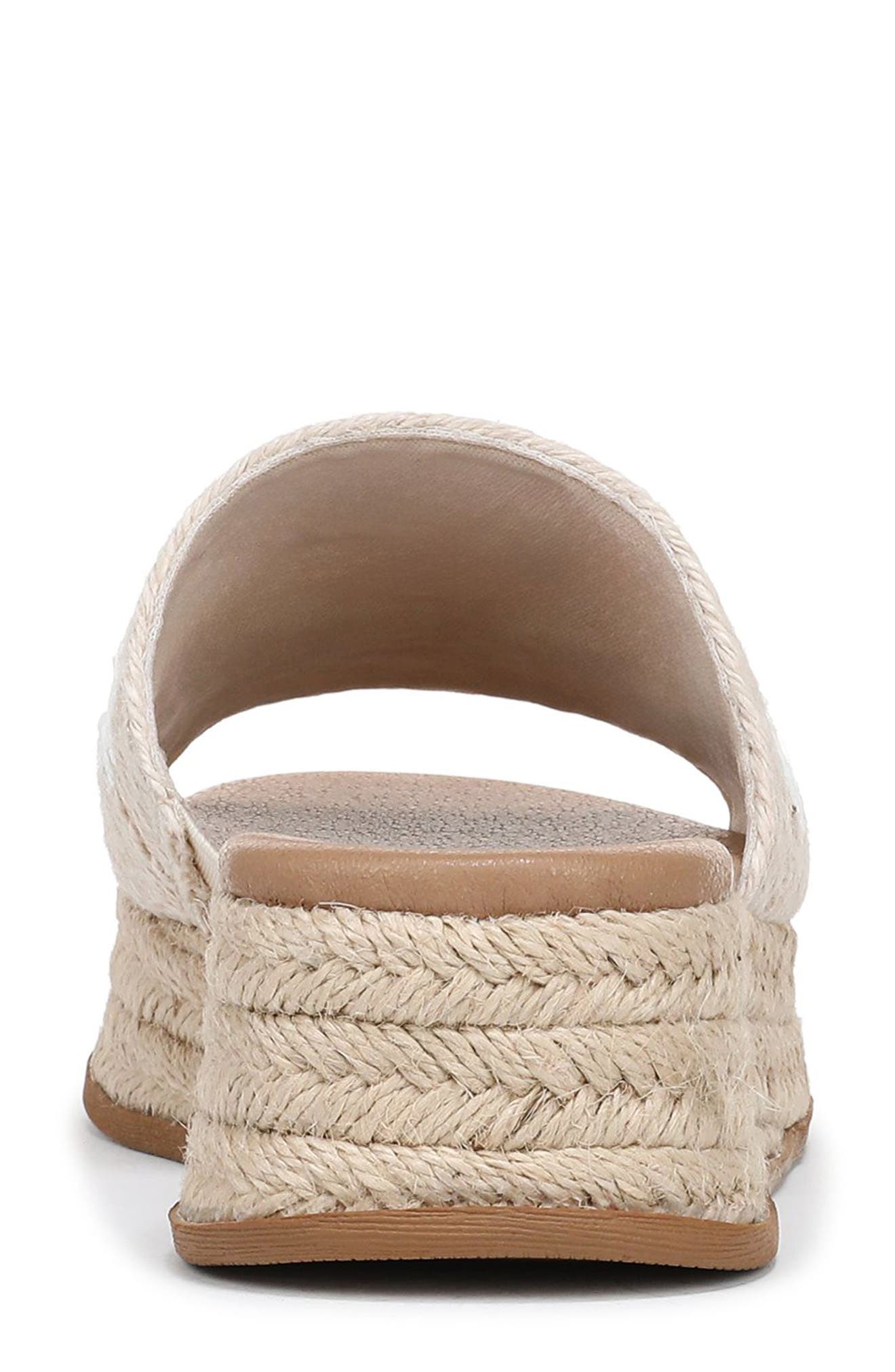 Marshlo Sun Platform Slide Sandal, Alternate, color, LIGHT BEIGE FLORAL JUTE