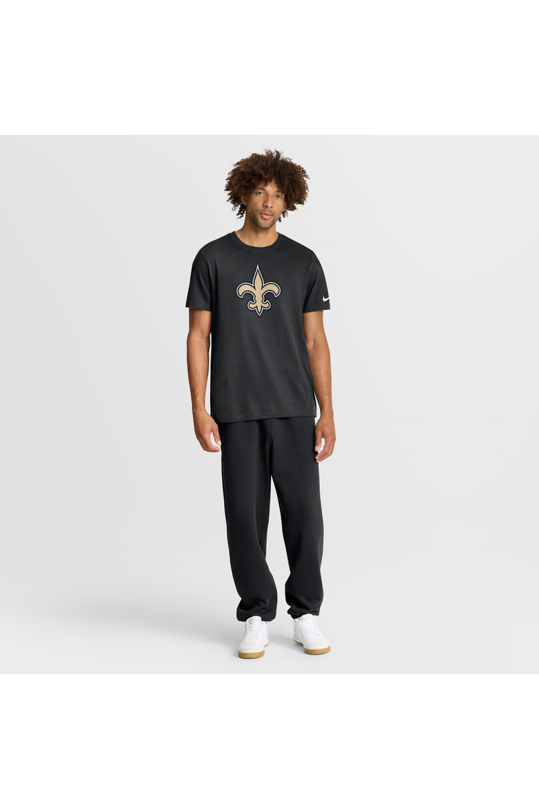 Men's Nike Black New Orleans Saints Essential Logo T-Shirt, Alternate, color, Black
