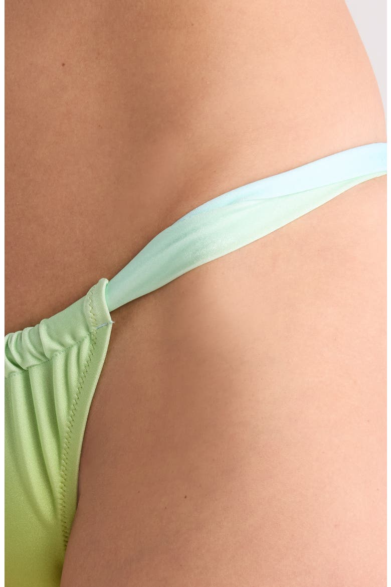 Ellery Bikini Bottoms, Alternate, color, SKY / CHARTREUSE OMBRE
