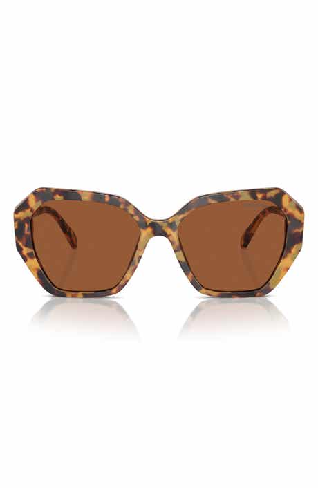 Swarovski 56mm Photochromic Irregular Sunglasses