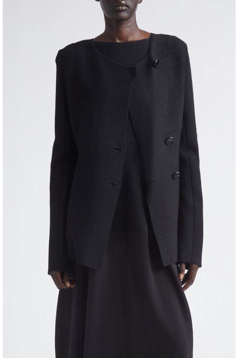 Sukki Asymmetric Jacket, Main, color, BLACK