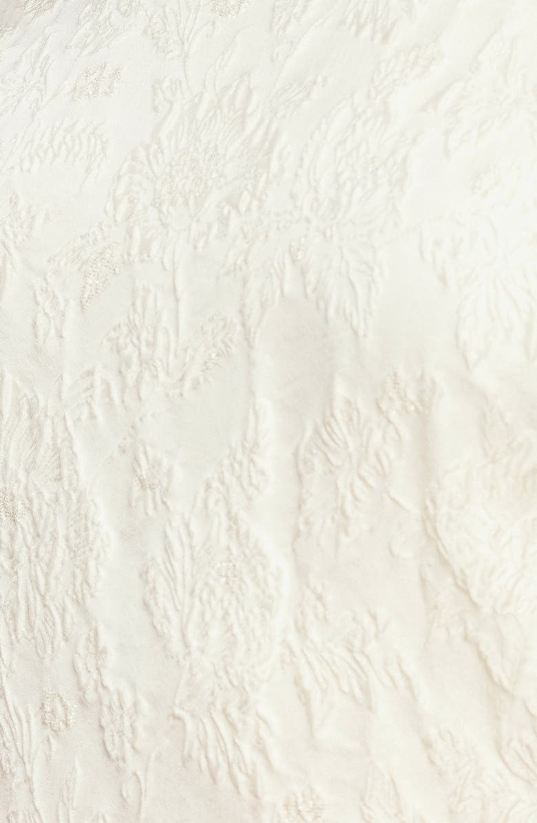 FLYING TOMATO Textured Peplum Top, Alternate, color, Cream