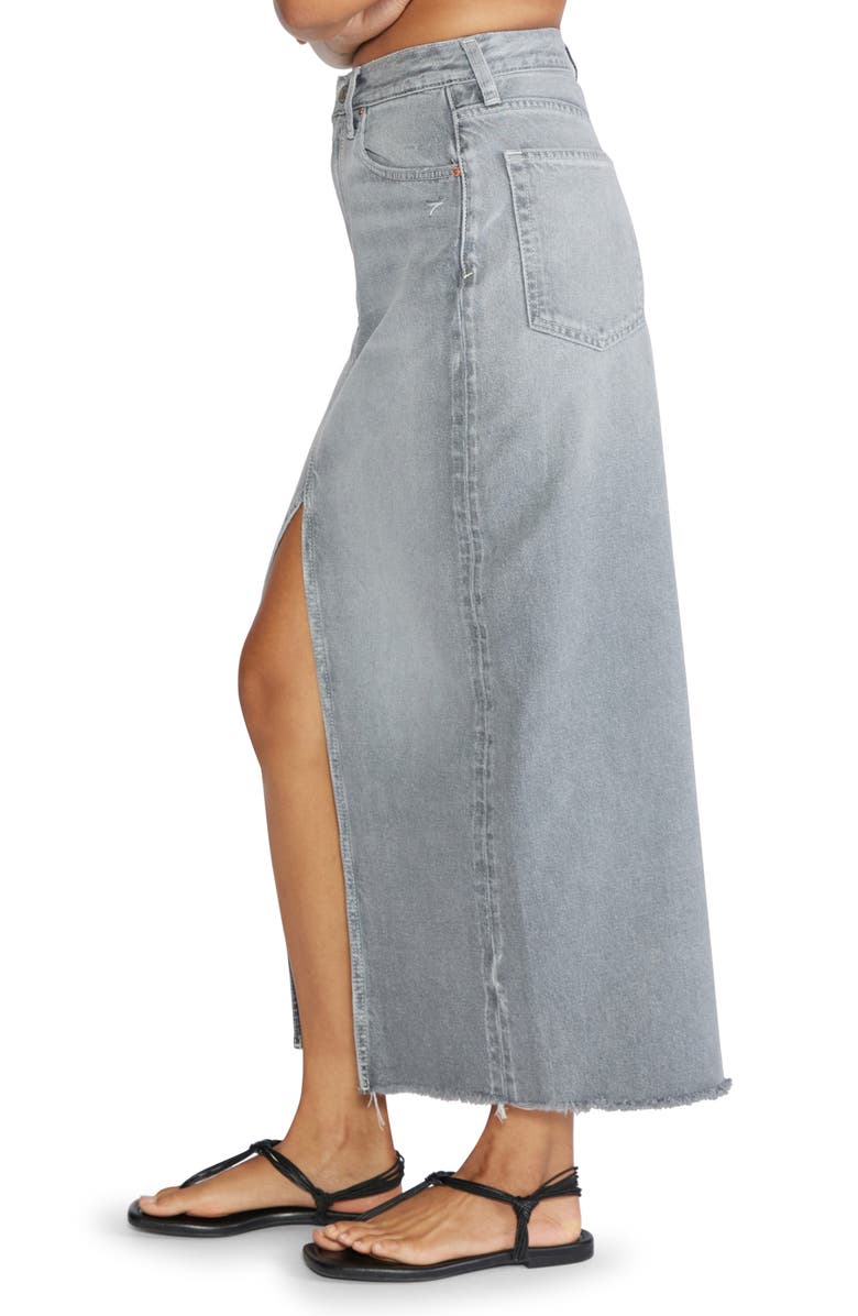 ÉTICA Katina Denim Maxi Skirt, Alternate, color, 
