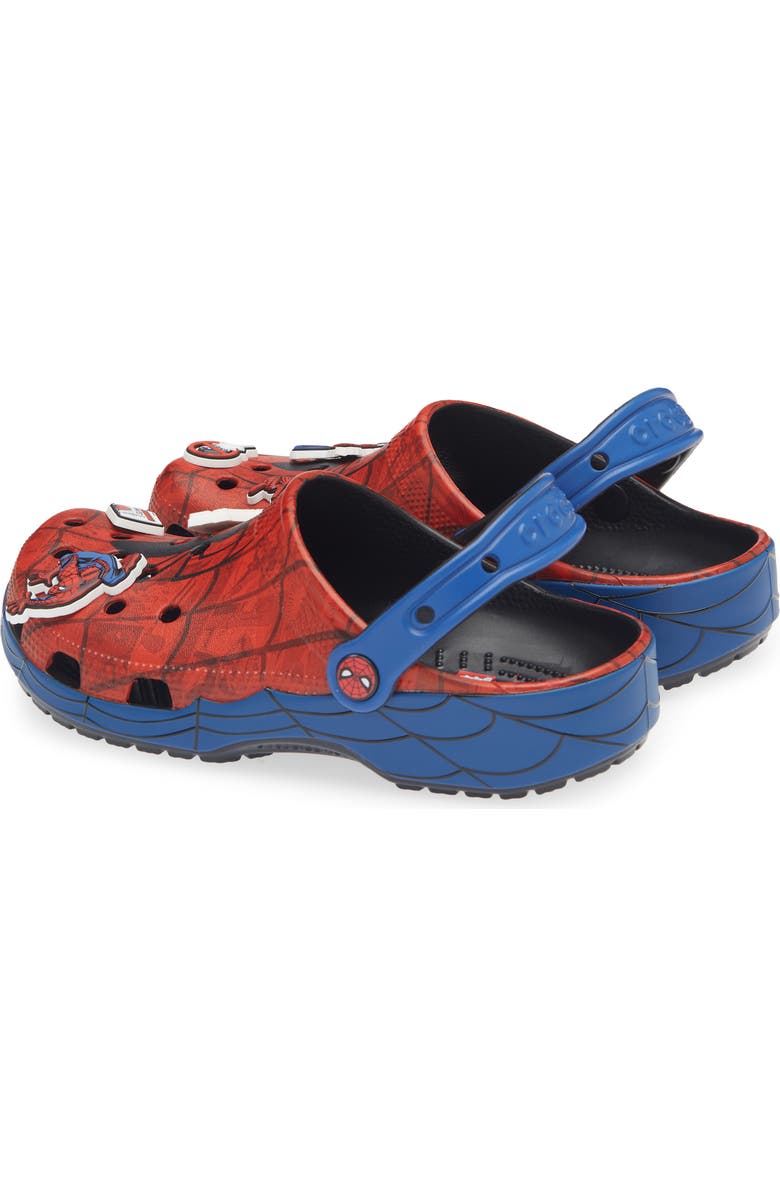 CROCS Marvel<sup>®</sup> Spider-Man<sup>®</sup> Web Classic Clog, Alternate, color, Red Multi