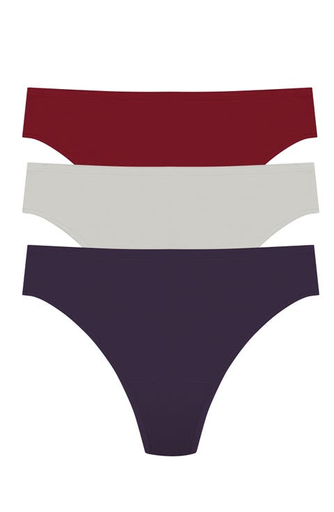 Bliss Bare Cotton Thong 3-Pack