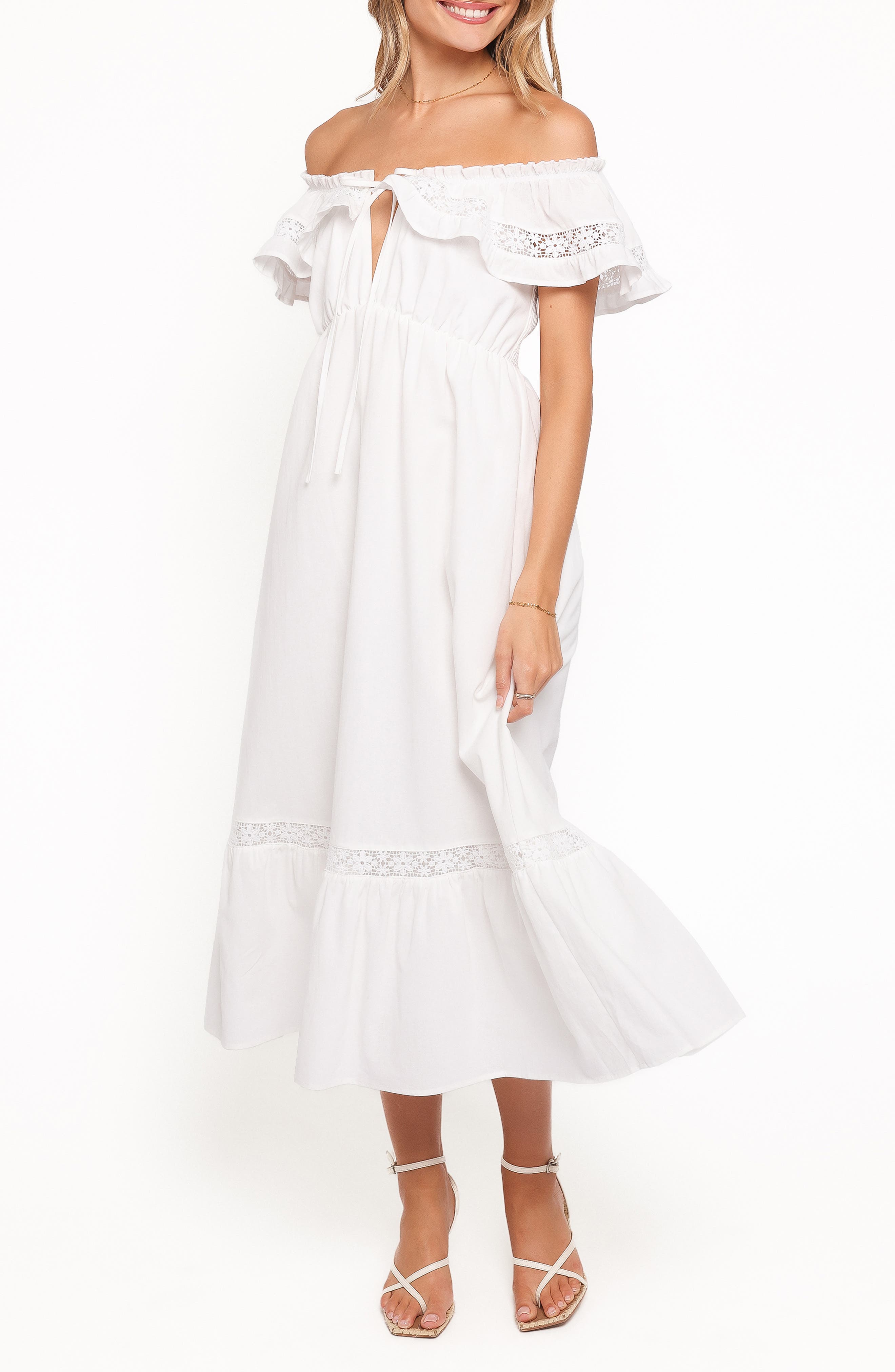 selected WHITE