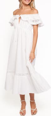 Petal & Pup Janelle Off the Shoulder Dress