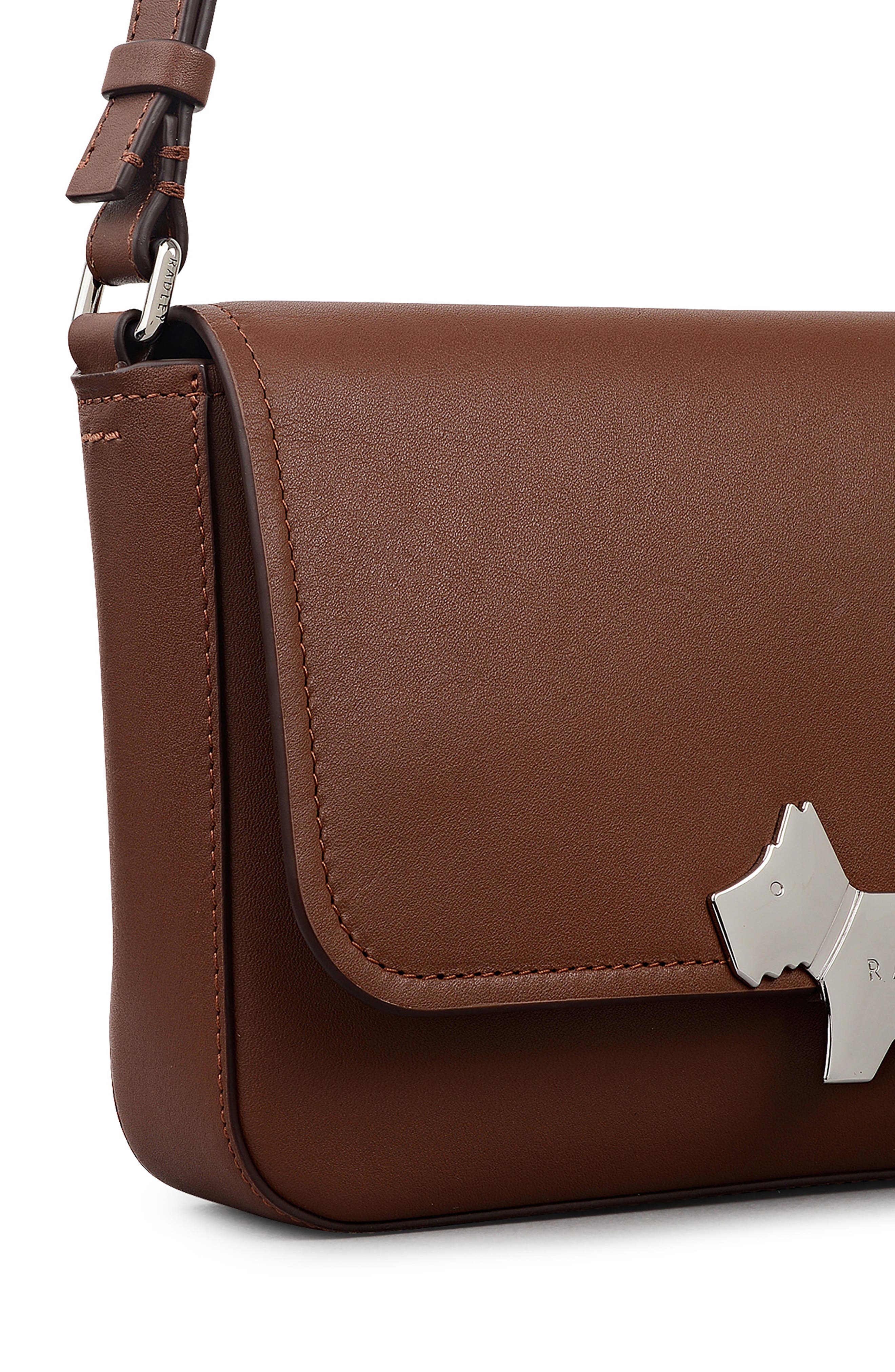 Radley Percy Grove Medium Flapover Crossbody Bag, Alternate, color, Cherrywood