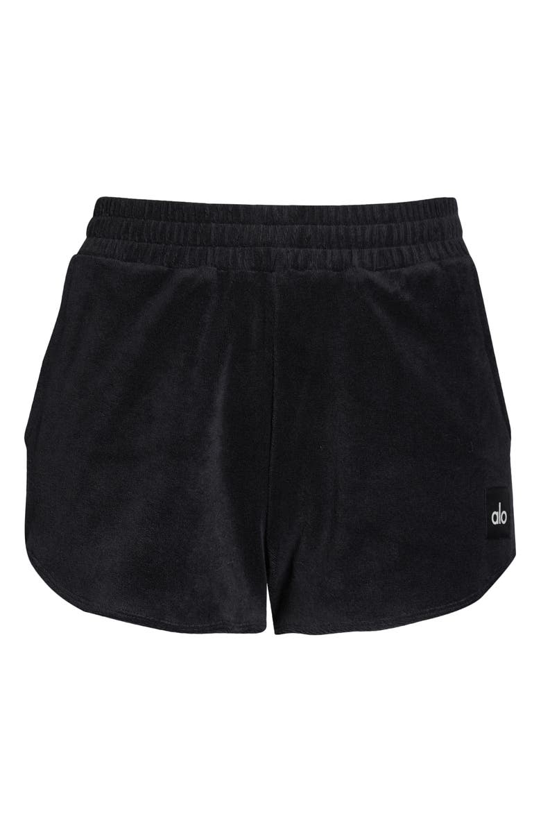Alo Beachside Terry High Waist Shorts, Alternate, color,