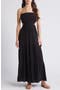 Premium Surf Strapless Cutout Maxi Dress