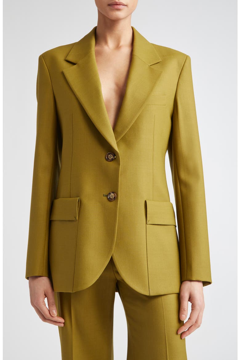 Patch Pocket Blazer, Main, color, WILLOW