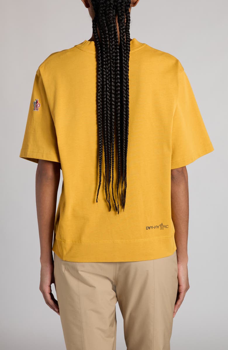 Moncler Grenoble Logo Short Sleeve Cotton Sweatshirt, Alternate, color,