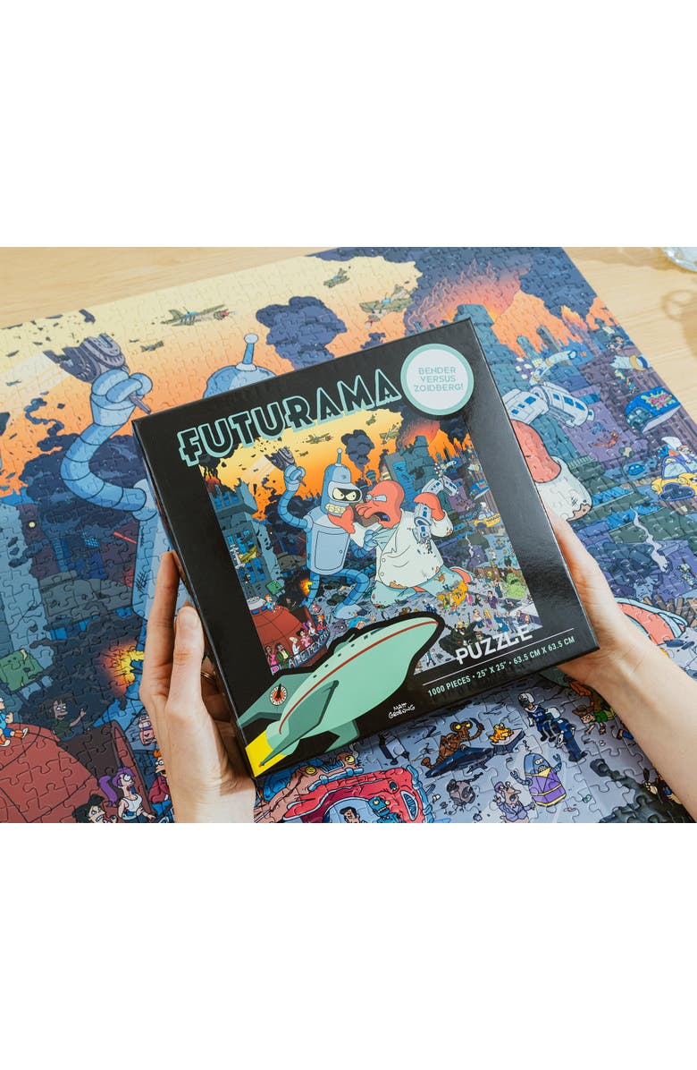 Futurama Bender vs. Zoidberg 1000-Piece Jigsaw Puzzle | Toynk Exclusive, Alternate, color, Multi-Color