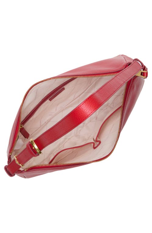 Vince Camuto Noemi Leather Shoulder Bag In Red
