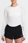 Nike Tempo Dri-FIT Performance Cropped Long Sleeve T-Shirt