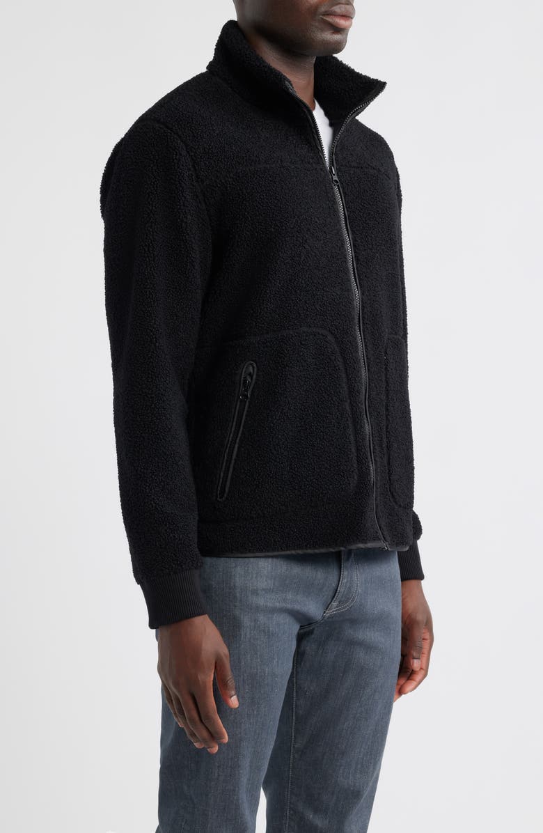 Rails Clark Polar Fleece Jacket, Alternate, color, Black