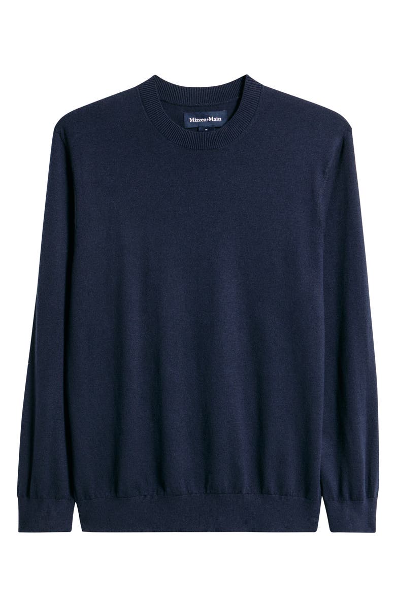 Mizzen+Main Heritage Crewneck Sweater, Alternate, color, Navy